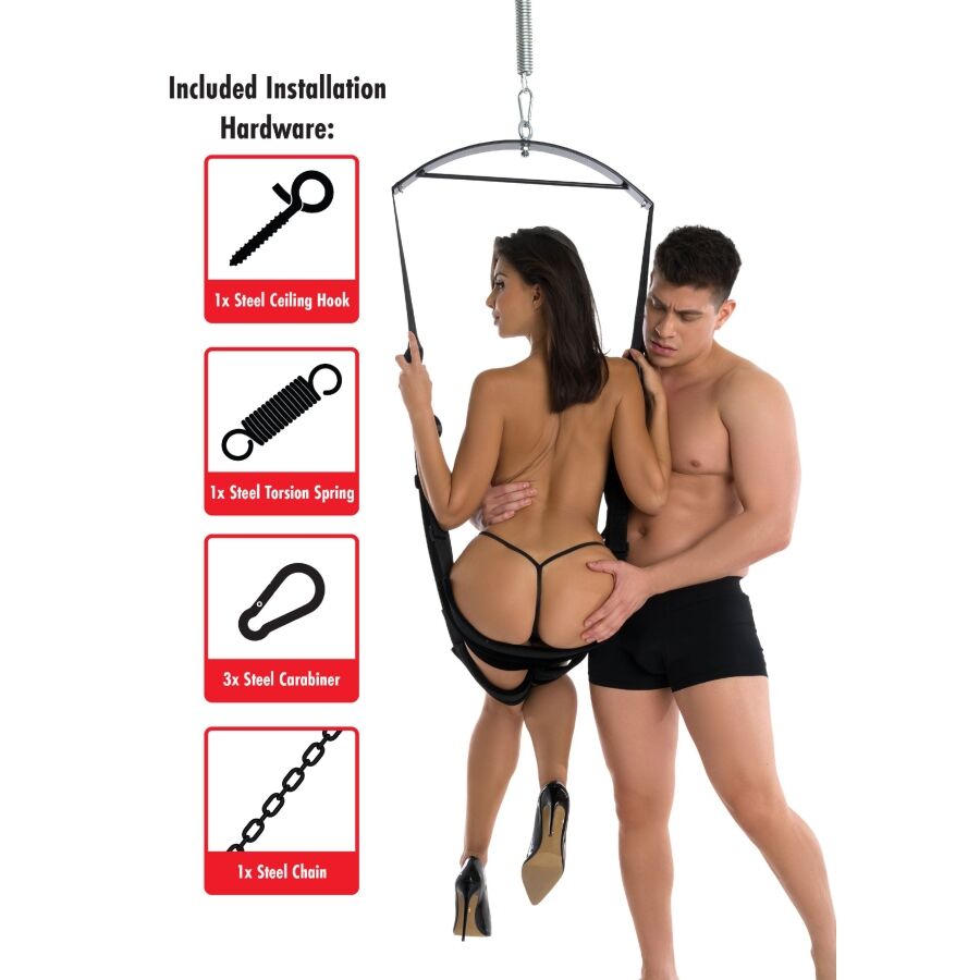 Altalena Sospesa Hidden Desire Extreme Anchor Lovers — Nera