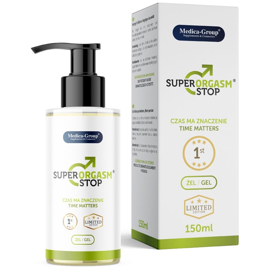 Gel Ritardante Medica Group Super Orgasm Stop 150ml — Uomo