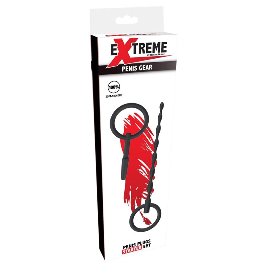 Set Plug Uretrali HIDDEN DESIRE Extreme Starter — 2 Pezzi
