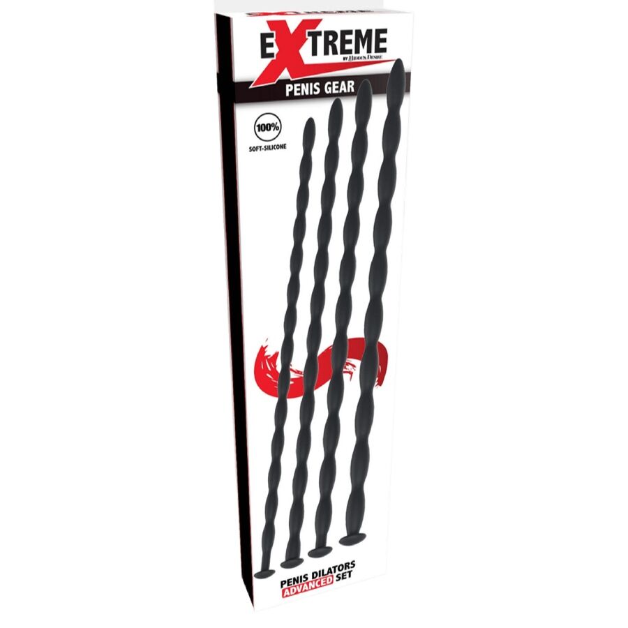 Set Dilatatori Uretrali Hidden Desire Extreme 4 Pz — Silicone