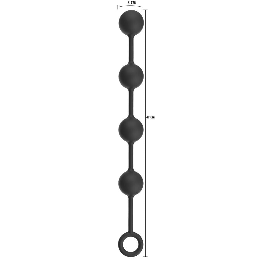 Plug Anale HIDDEN DESIRE Extreme Sfere Pesanti XL — Silicone