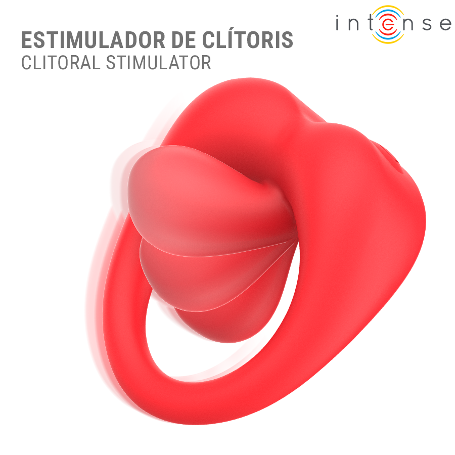Anello Vibrante Intense Russell Stimolatore Clitoride Rosso