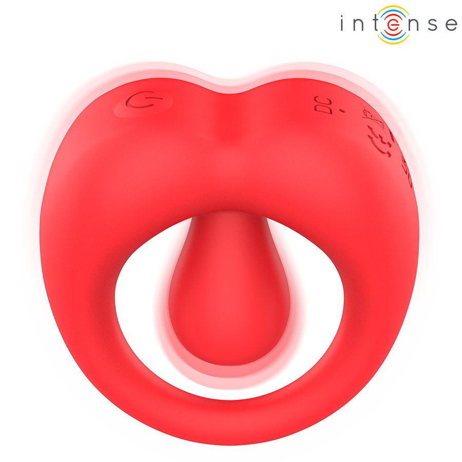 Anello Vibrante Intense Russell Stimolatore Clitoride Rosso