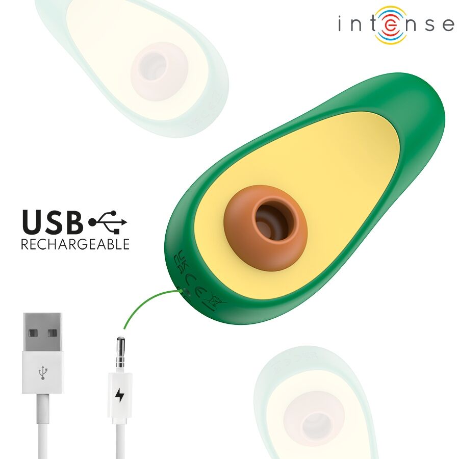 Stimolatore Clitorideo Waki Intense Fun Toys Avocado — Silicone