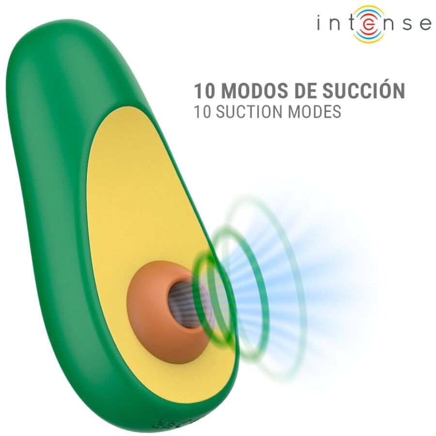 Stimolatore Clitorideo Waki Intense Fun Toys Avocado — Silicone