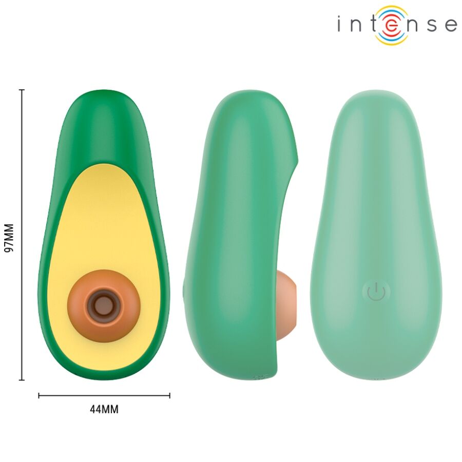 Stimolatore Clitorideo Waki Intense Fun Toys Avocado — Silicone