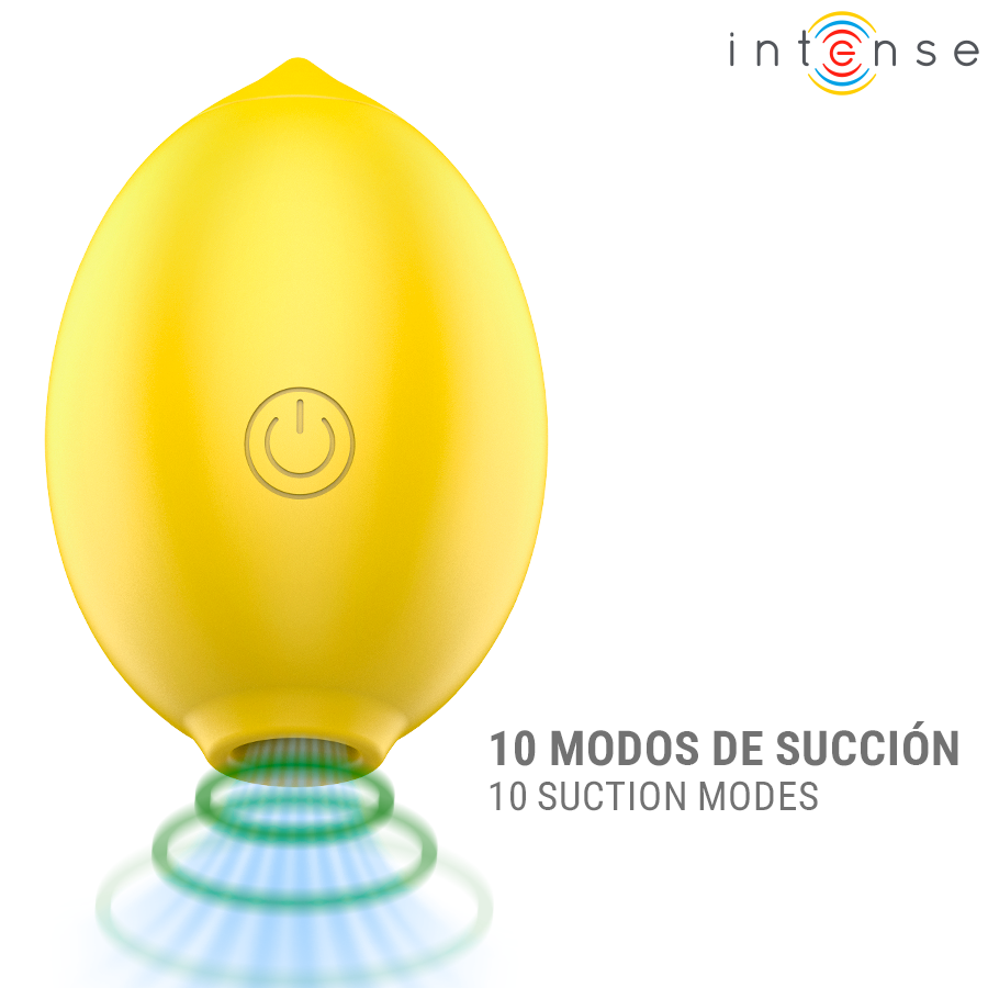 Stimolatore Clitoride Intense Fun Toys Moni Suzione — Limone