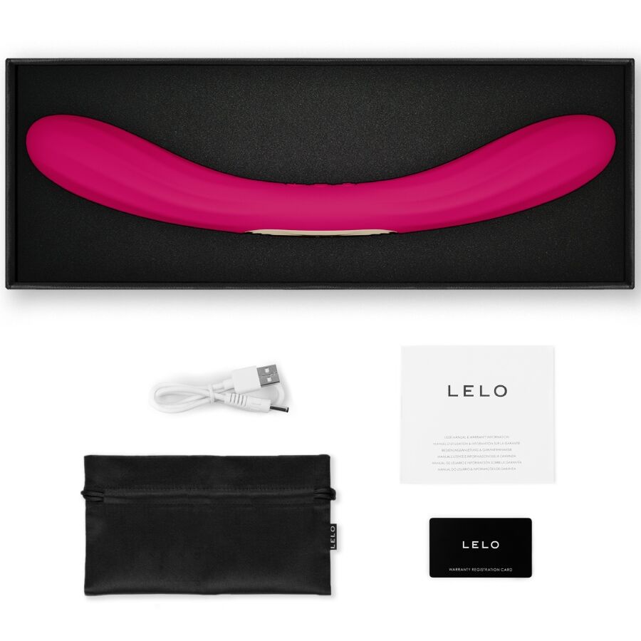 Vibratore Doppia Estremità LELO Boomerang Cerise — Doppia Onda