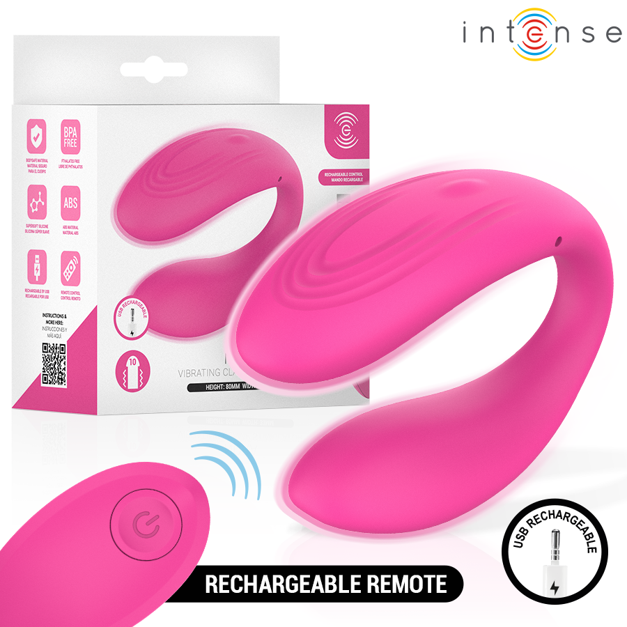 Vibratore Morsetto INTENSE NORA — Rosa