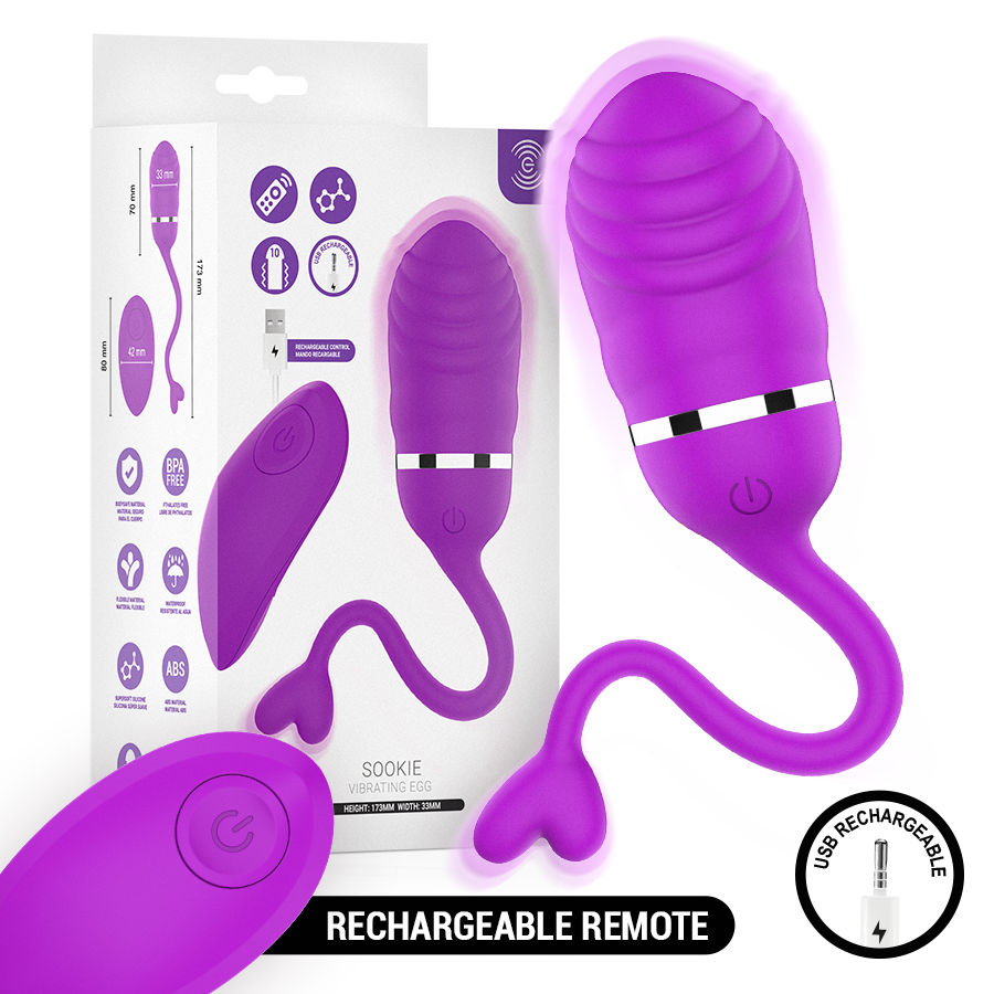 Uovo Vibrante INTENSE SOOKIE Telecomando Viola