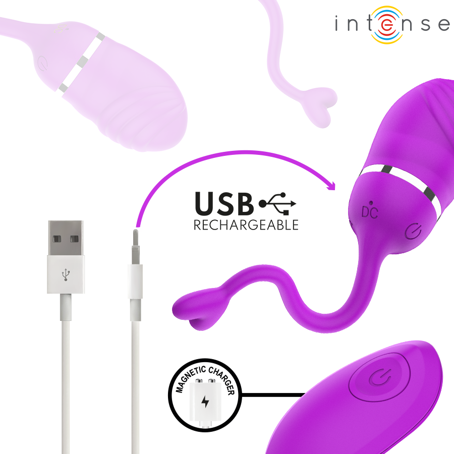 Uovo Vibrante INTENSE SOOKIE Telecomando Viola