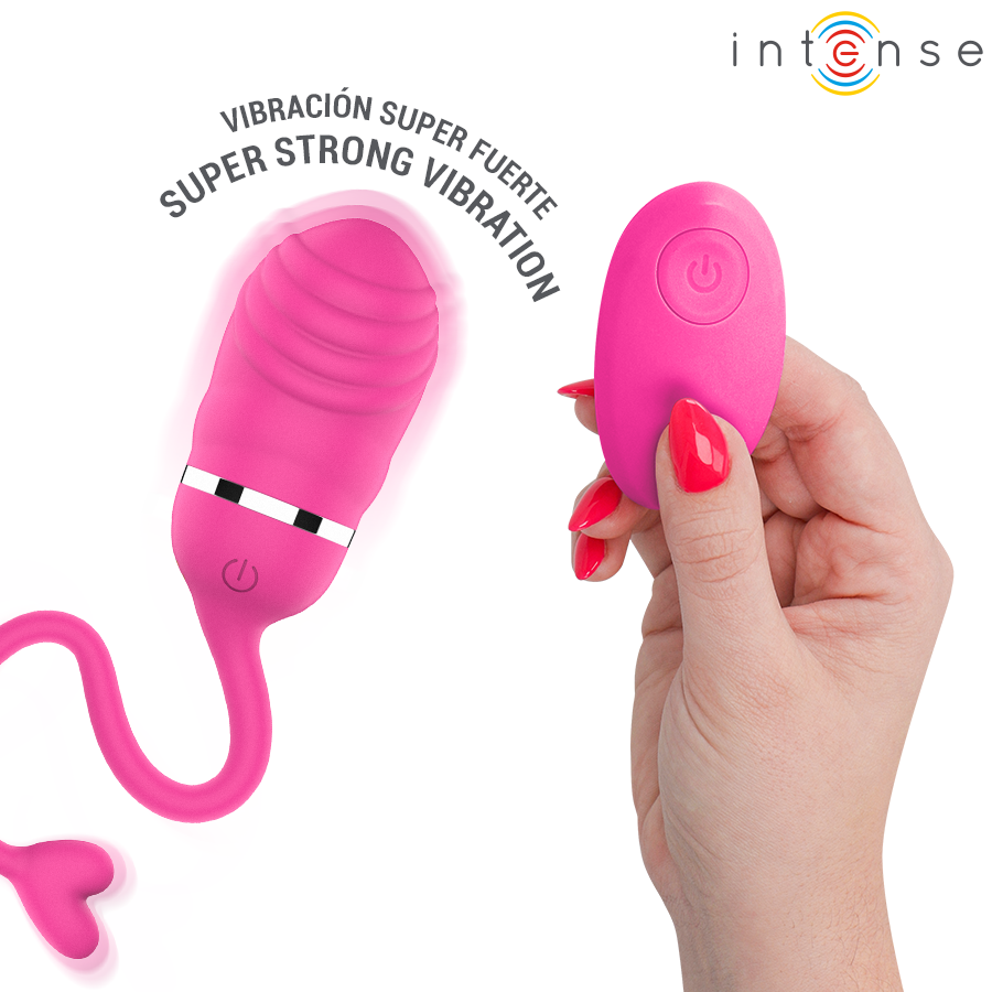 Uovo Vibrante INTENSE Sookie Telecomando Rosa — Silicone e ABS