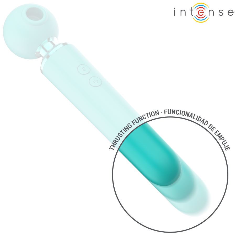 Vibratore Aspiratore INTENSE HIGH TECH Hamby — Turchese
