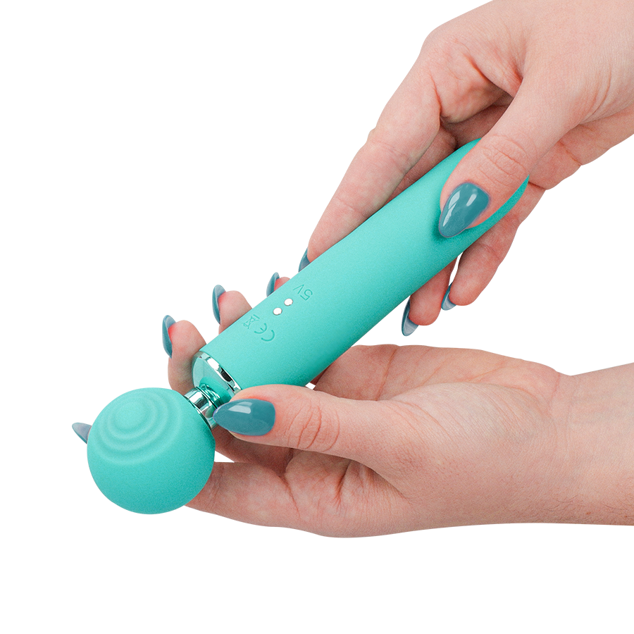 Vibratore Aspiratore INTENSE HIGH TECH Hamby — Turchese