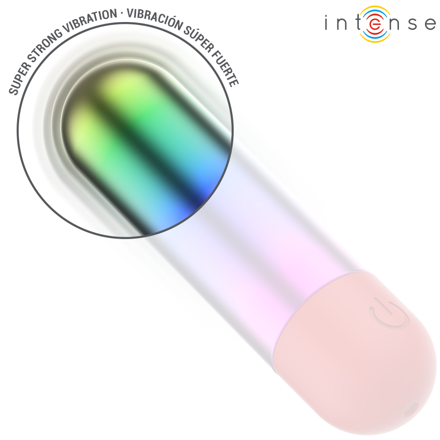 Mini Vibratore Proiettile INTENSE Debbie Arcobaleno — Multicolore