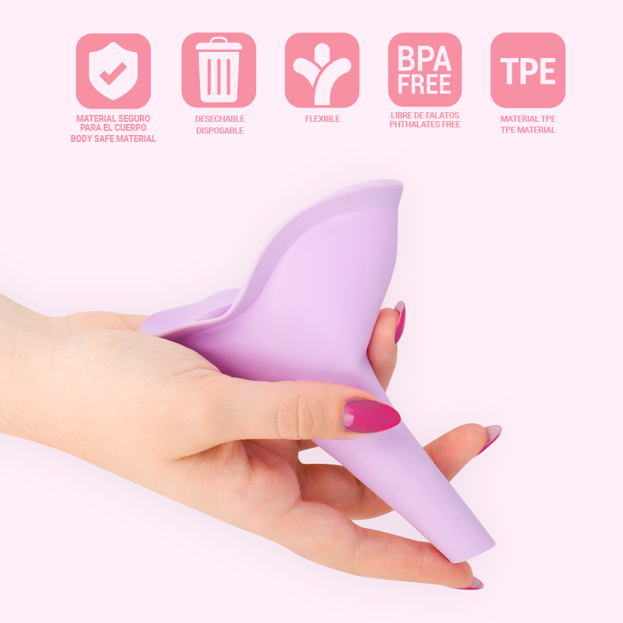 Orinatoio Portatile Intimichic Kibi Monouso — TPE