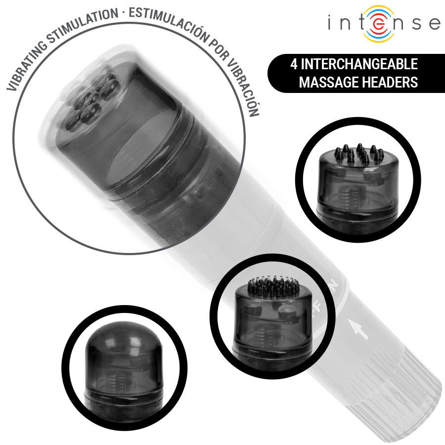 Mini Massaggiatore INTENSE FUN TOYS Kurt — Nero