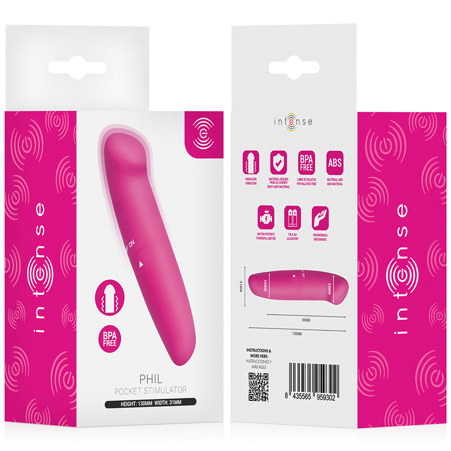 Vibratore Punto G Intense Fun Toys Phil — Rosa