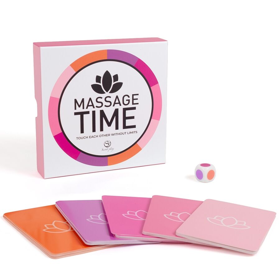 Gioco di Coppia Secret Play Massage Time — Carte e Dado