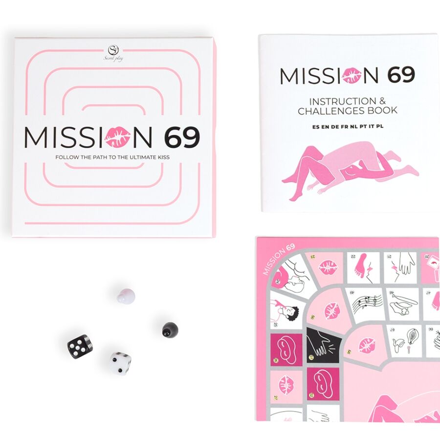Gioco da Tavolo Secret Play Mission 69 per Coppie — Erotico