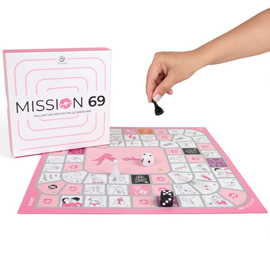 Gioco da Tavolo Secret Play Mission 69 per Coppie — Erotico