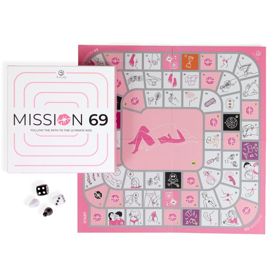 Gioco da Tavolo Secret Play Mission 69 per Coppie — Erotico