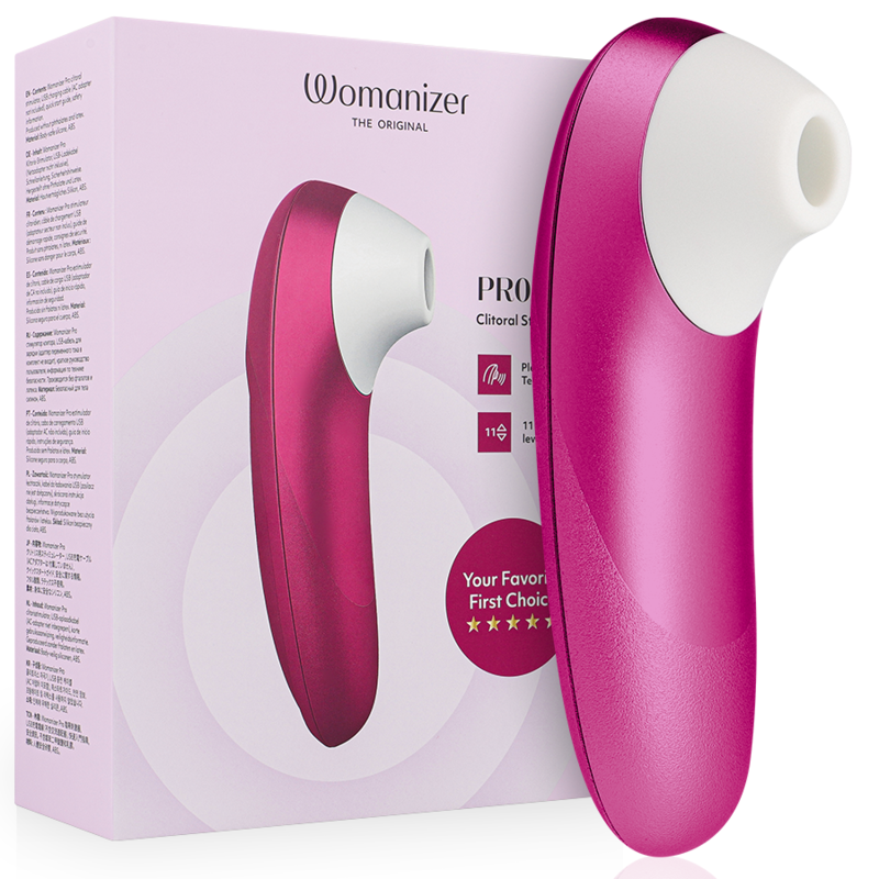 Stimolatore Clitorideo Womanizer Premium 2 Rosa — Air Pulsation