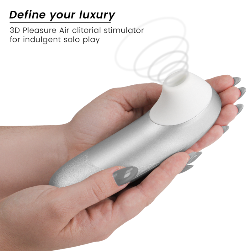 Stimolatore Clitorideo Womanizer Pro 2 Argento — Grigio