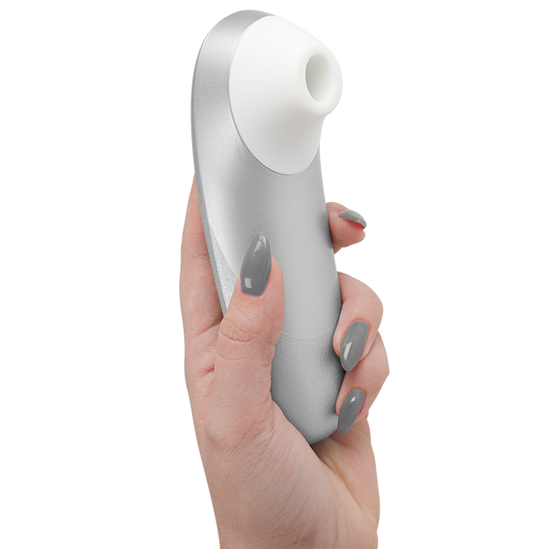 Stimolatore Clitorideo Womanizer Pro 2 Argento — Grigio
