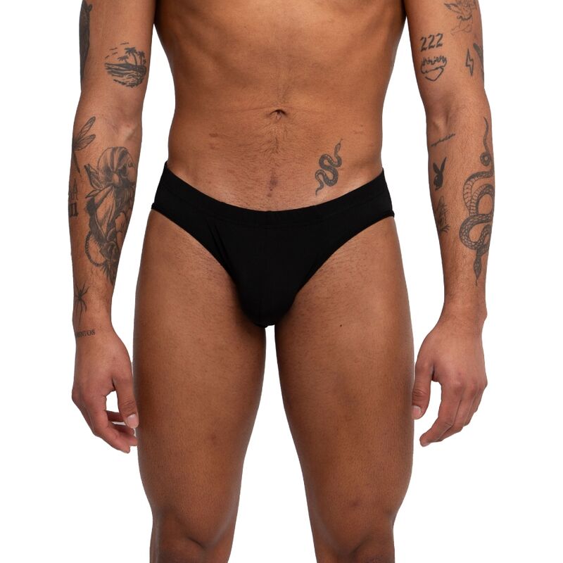 Slip Uomo BURN 019 Black Slip L — Nero