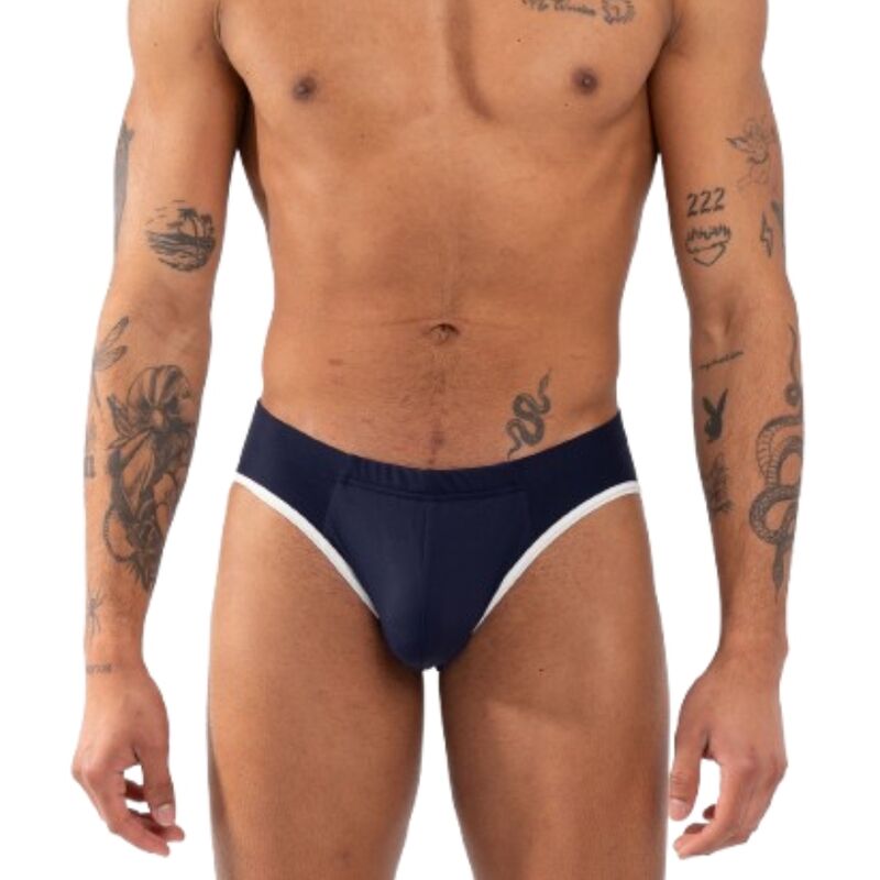 Slip Uomo BURN 020 Navy — Blu