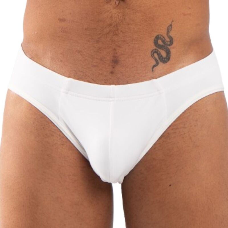 Slip Uomo BURN 021 White Slip L — Trasparente