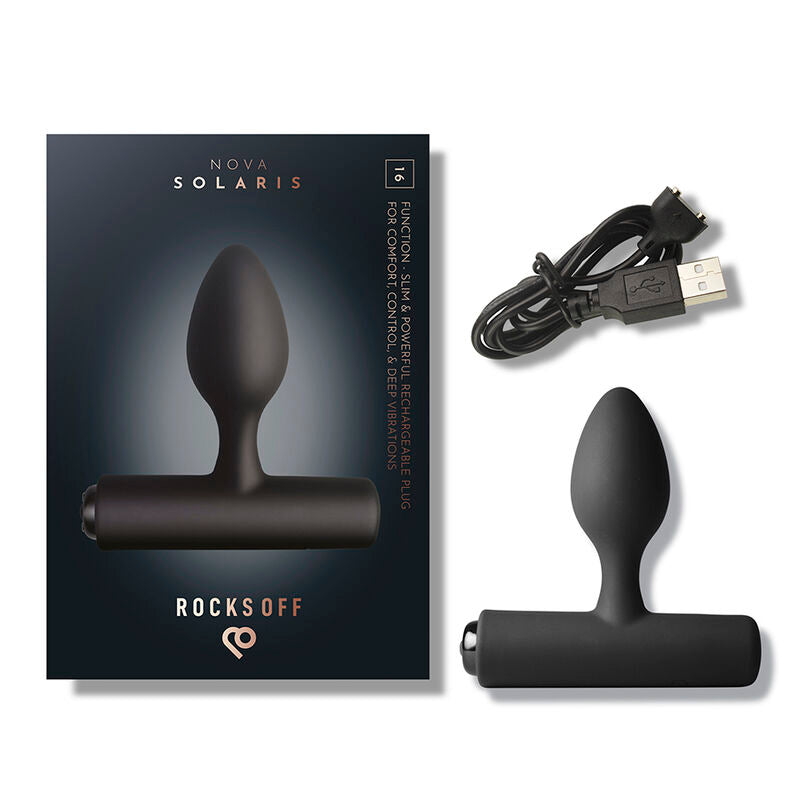 Vibratore ROCKS-OFF Mini Bacchetta 16 Funzioni — Rosa Peonia