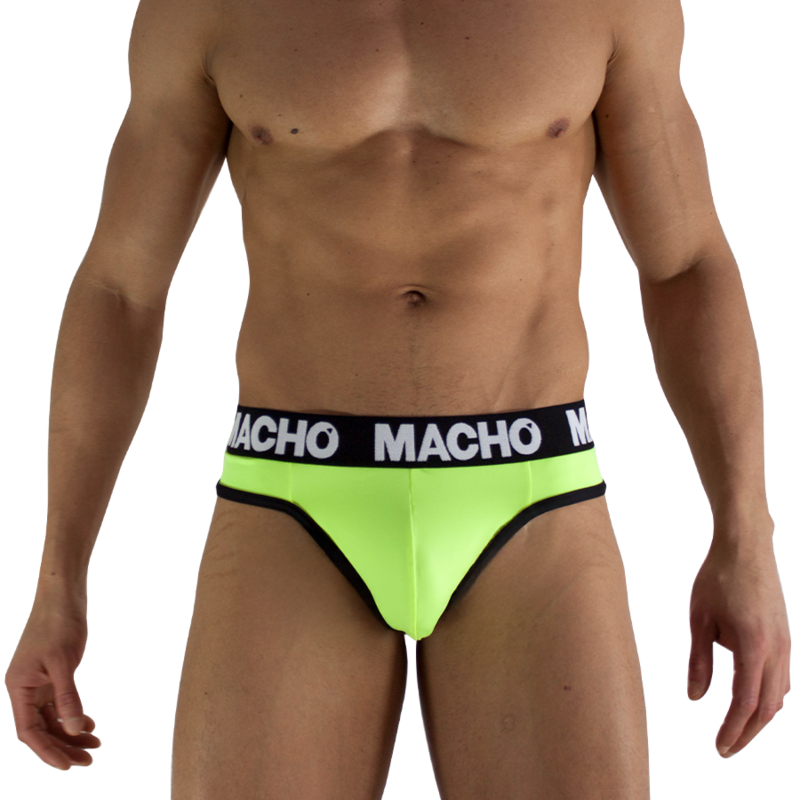 Perizoma Uomo MACHO UNDERWEAR MTG001 — Giallo Fluorescente S