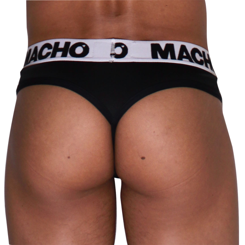 Perizoma Uomo MACHO UNDERWEAR MTG002 — Nero