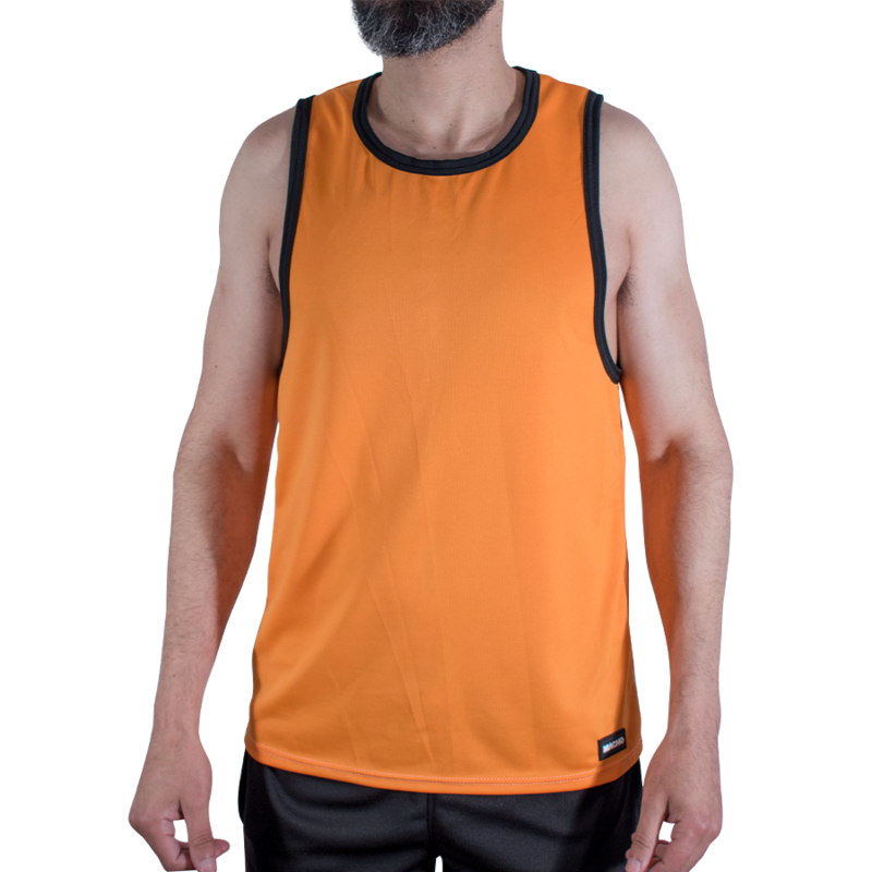Maglietta Palestra MACHO UNDERWEAR CMV005 — Arancione L/XL