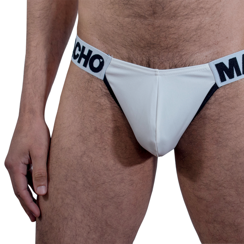 Slip Uomo MACHO UNDERWEAR MCH009 Side — Bianco XL