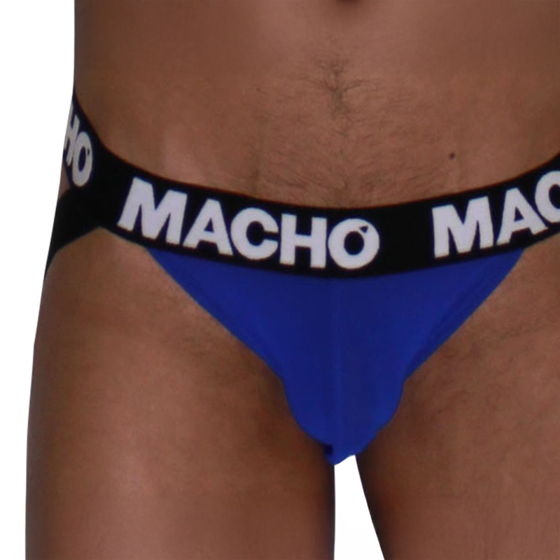 Sospensorio Uomo MACHO UNDERWEAR Jock Grille — Blu