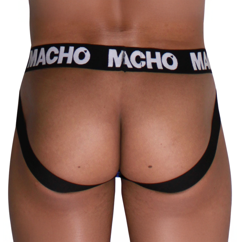 Sospensorio Uomo MACHO UNDERWEAR Jock Grille — Blu
