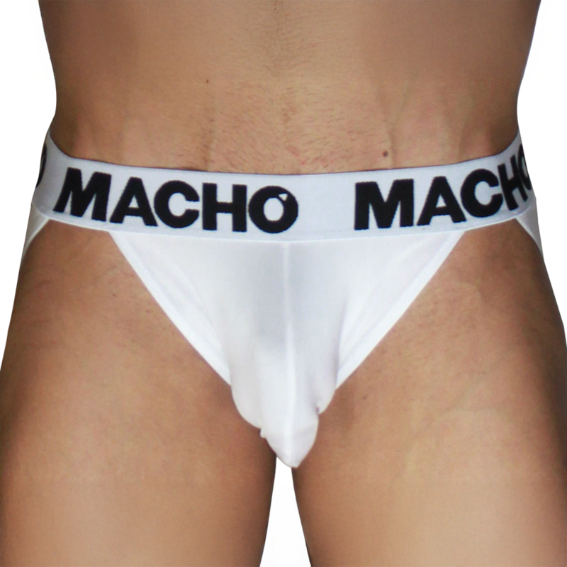 Sospensorio Uomo MACHO UNDERWEAR MX29BL Jock — Bianco