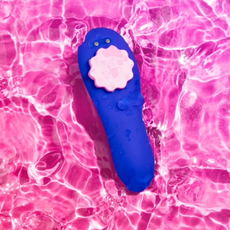 Stimolatore Clitorideo ROMP Party Telecomandato — Silicone Blu