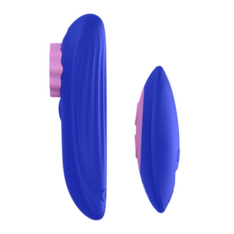 Stimolatore Clitorideo ROMP Party Telecomandato — Silicone Blu