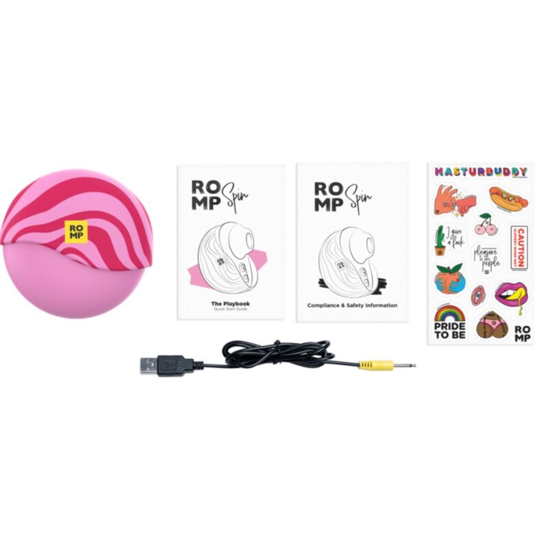 Stimolatore Clitorideo ROMP Spin Rotante — Viola