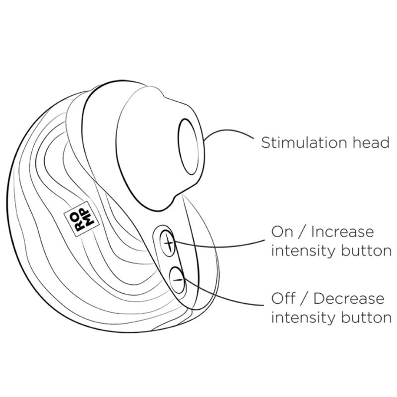 Stimolatore Clitorideo ROMP Spin Rotante — Viola