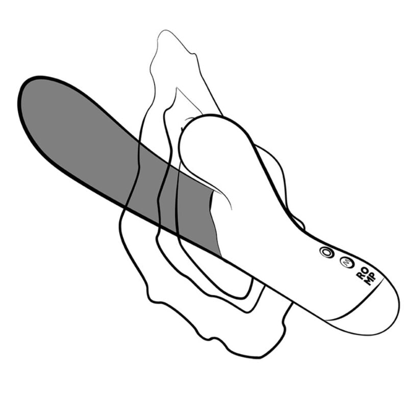 Vibratore Clitorideo ROMP Pulse Rabbit — Blu
