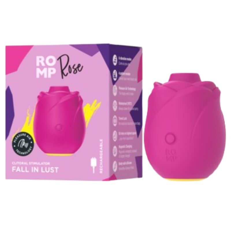 Stimolatore Clitorideo ROMP Rose – Rosa