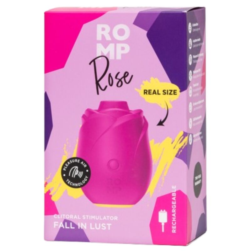 Stimolatore Clitorideo ROMP Rose – Rosa