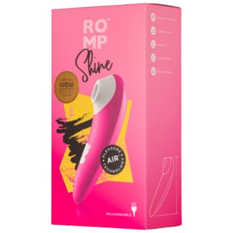 Stimolatore Clitorideo ROMP Shine X 10 Livelli — Rosa