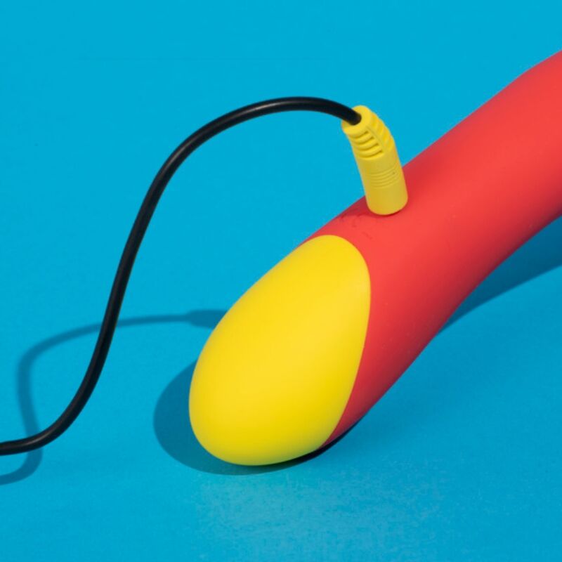 Vibratore Punto G ROMP Hype Rosso — Silicone Medicale