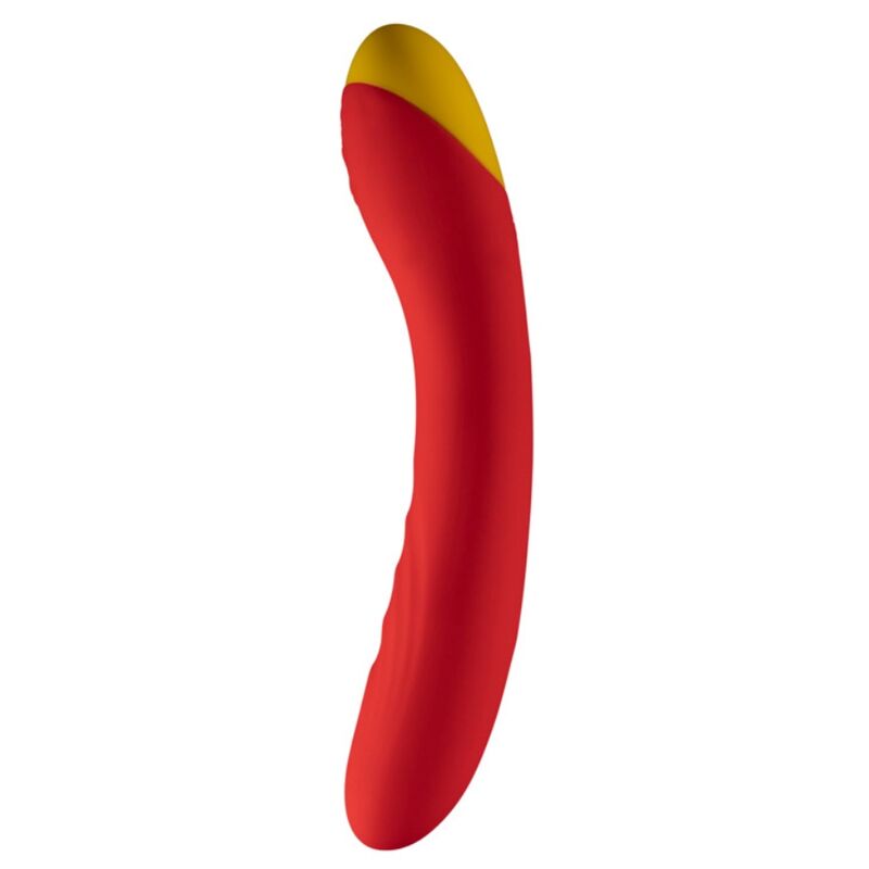 Vibratore Punto G ROMP Hype Rosso — Silicone Medicale